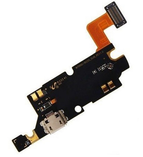 Flex Pin De Carga Microfono Samsung Galaxy Note N7000 I9220